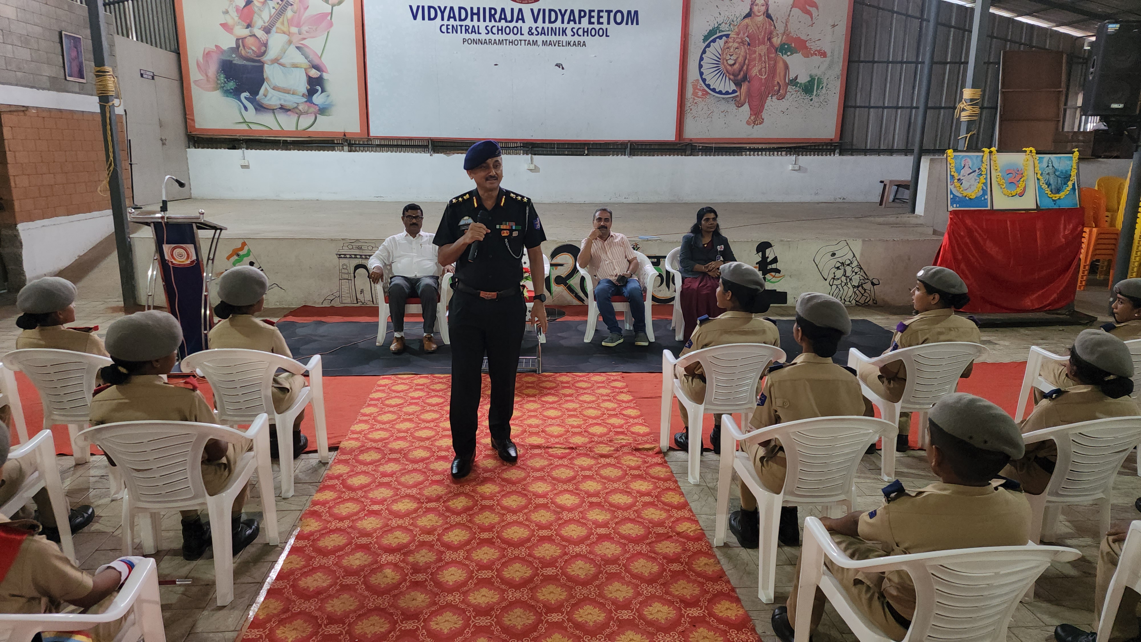 Leadership Summit — Visit By Mentor School Principal Col. Dhirendra Kumar — Vidyadhiraja Vidyapeetom Sainik School
